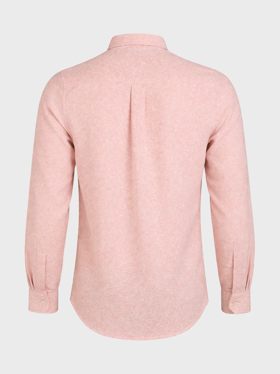 Men's Pink Slim Fit Solid Casual Shirt - Image 5