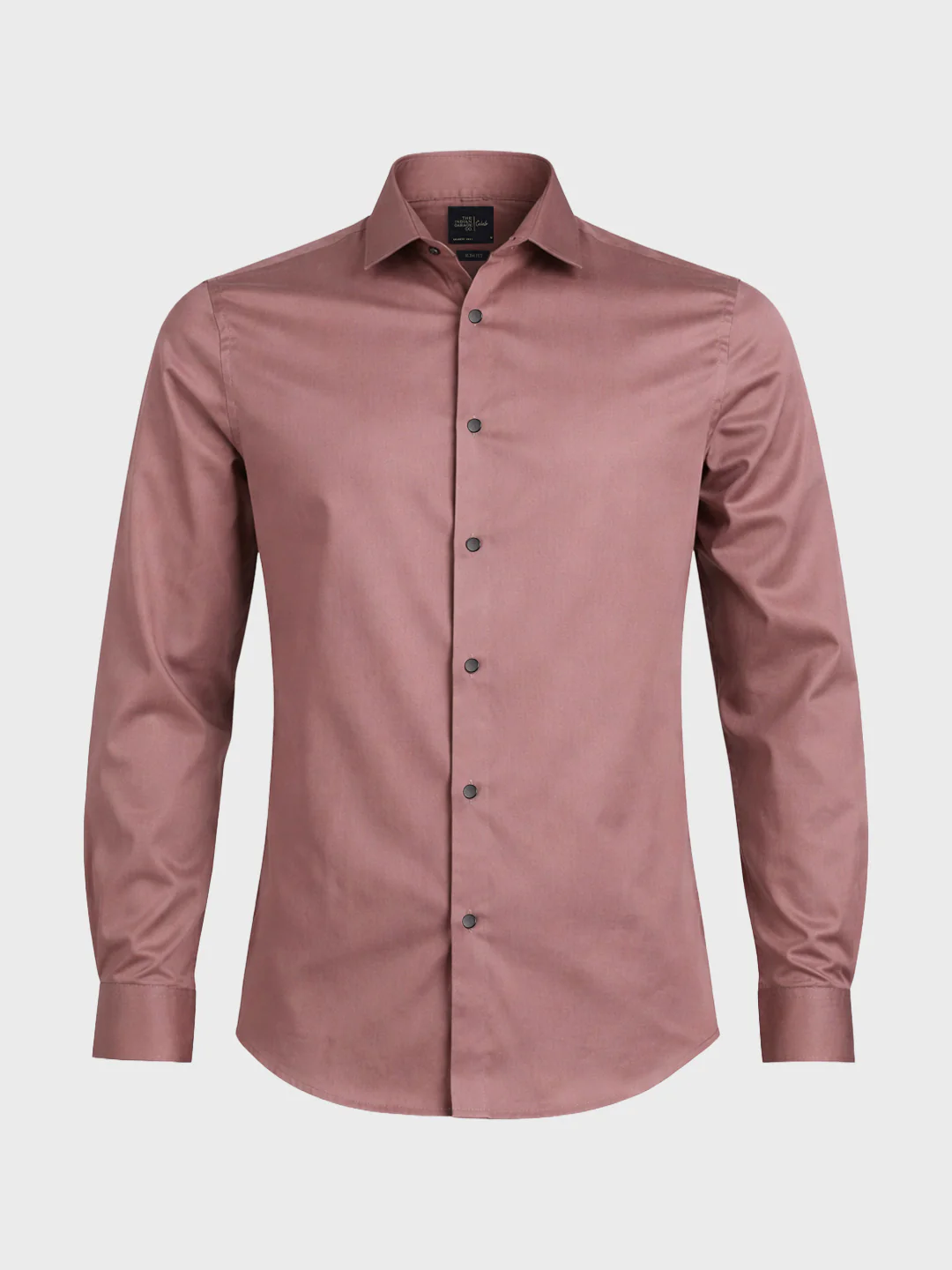 Men's Pink Slim Fit Solid Party Wear Shirt - Image 4