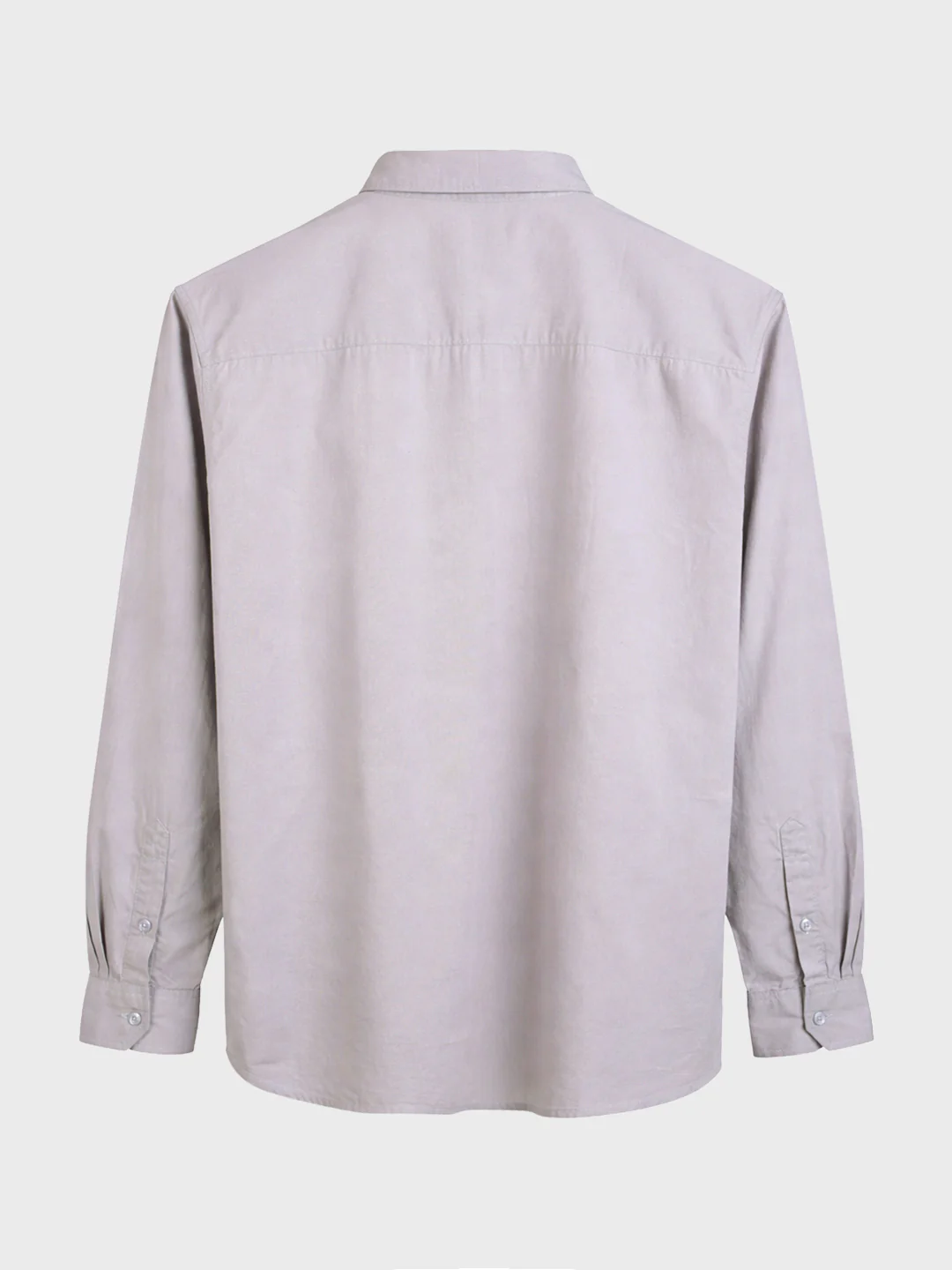 Men's Purple Regular Fit Solid Casual Shirt - Image 5