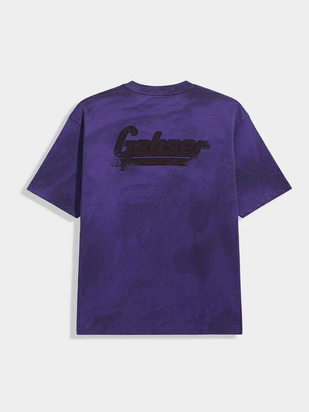 Men's Purple Relaxed Fit Graphic Printed 240 GSM Casual T-Shirt - Image 6