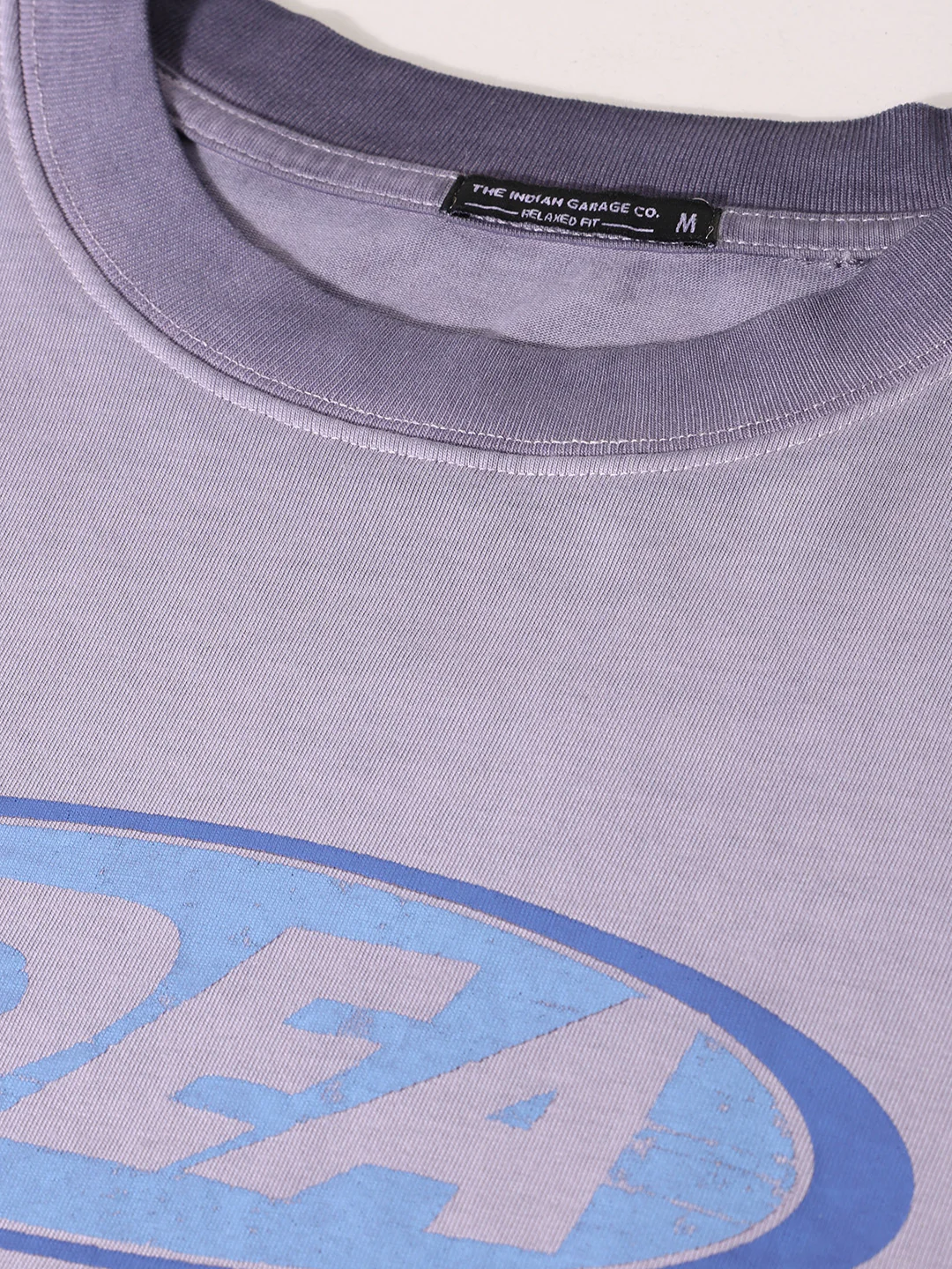Men's Purple Relaxed Fit Graphic Printed 240 GSM Street Wear T-Shirt - Image 9
