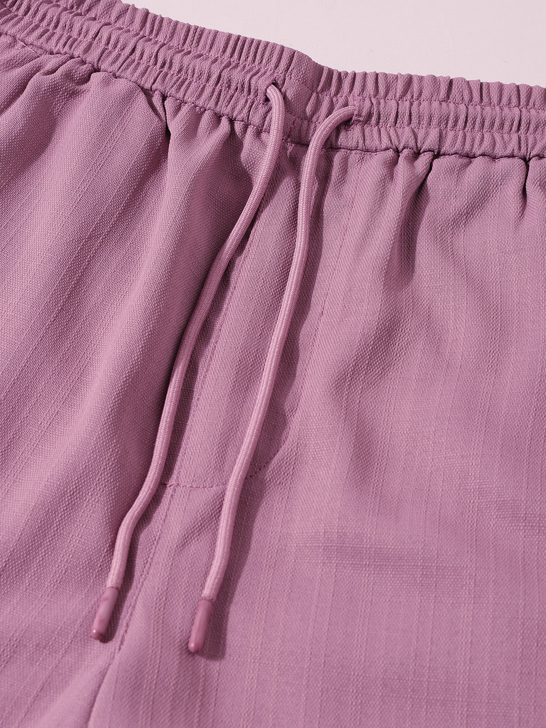 Men's Purple Relaxed Fit Solid Resort Wear Shorts - Image 6