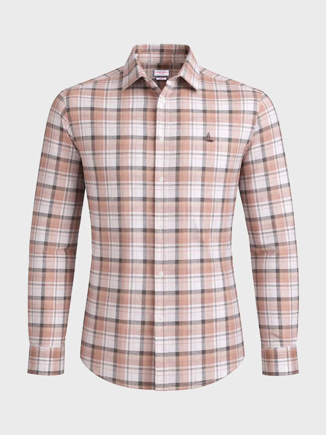 Men's Purple Slim Fit Checkered Casual Shirt - Image 6