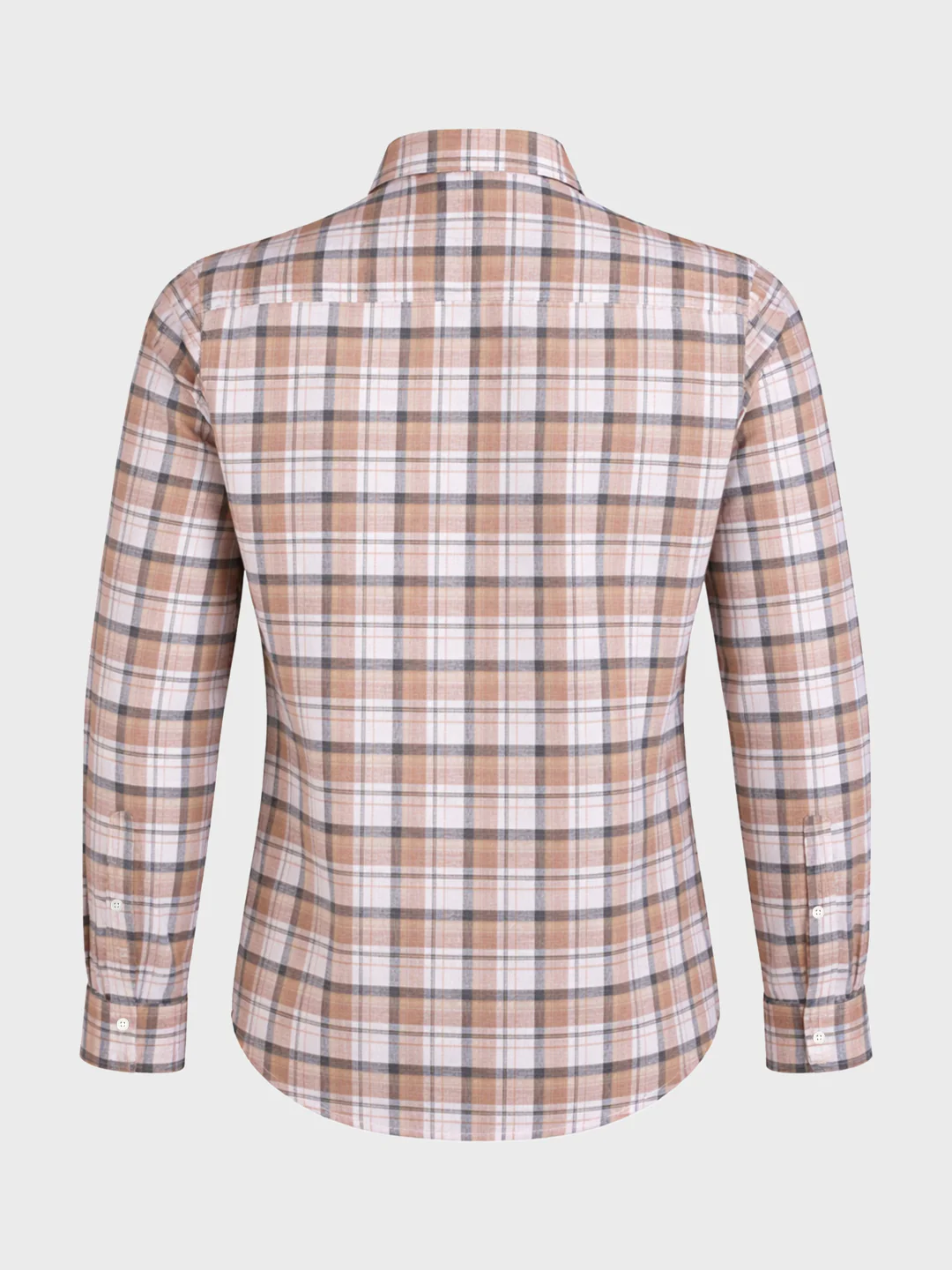 Men's Purple Slim Fit Checkered Casual Shirt - Image 7