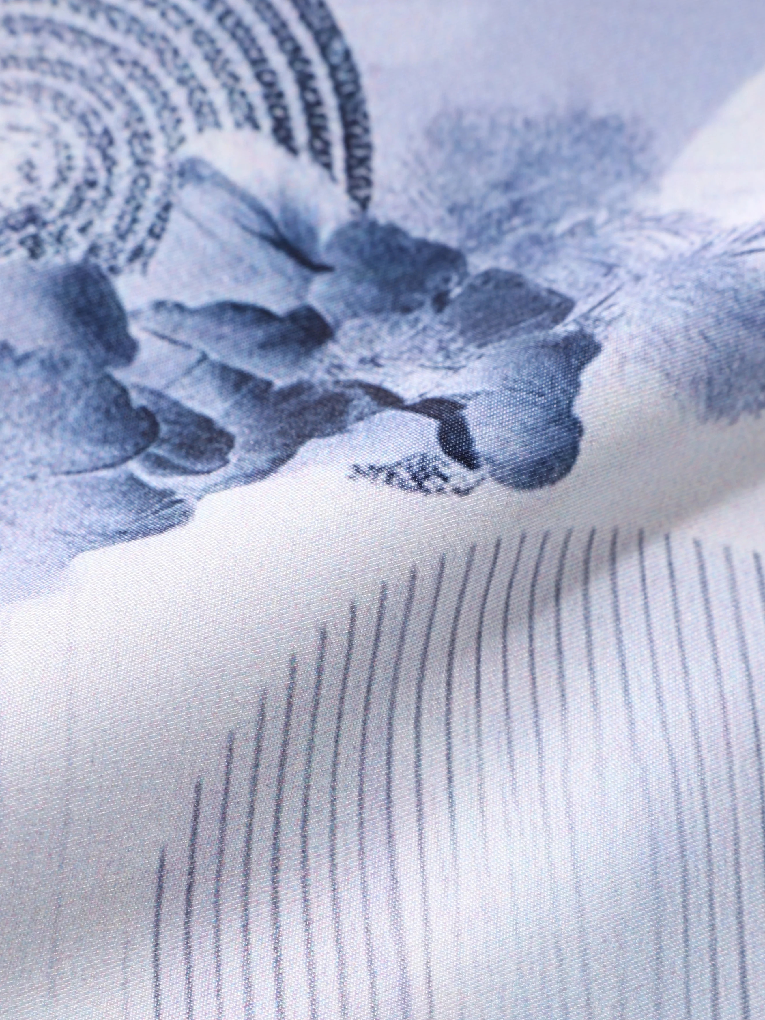 Men's Purple Slim Fit Printed Party Wear Shirt - Image 6