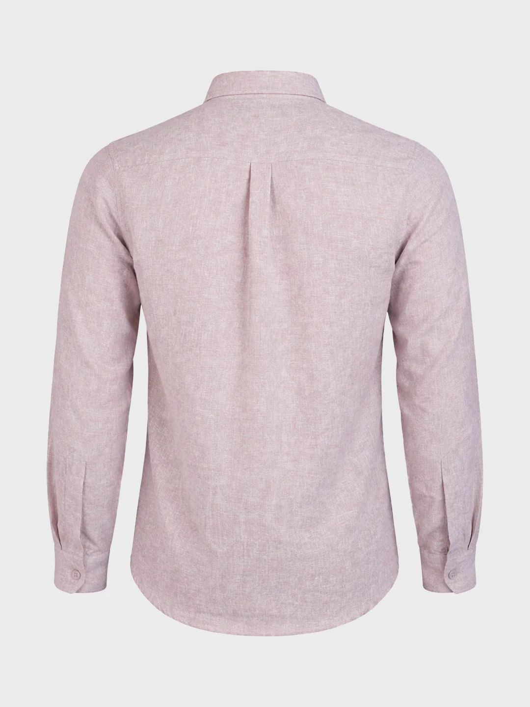 Men's Purple Slim Fit Solid Casual Shirt - Image 5