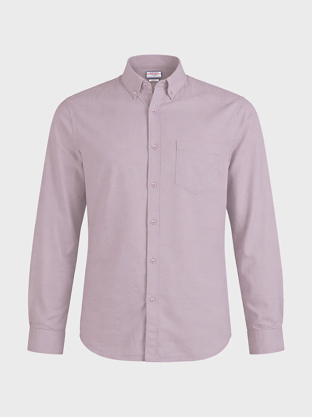Men's Purple Slim Fit Solid Casual Shirt - Image 4