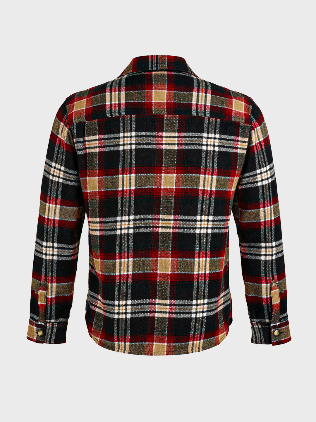 Men's Red Regular Fit Checkered Casual Shirt - Image 6