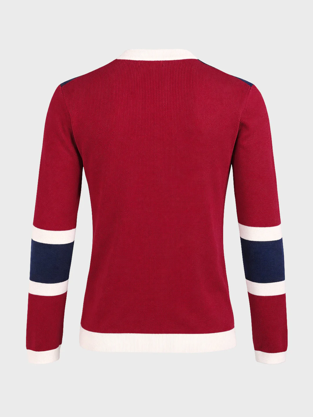 Men's Red Slim Fit Graphic Printed Casual T-Shirt - Image 6