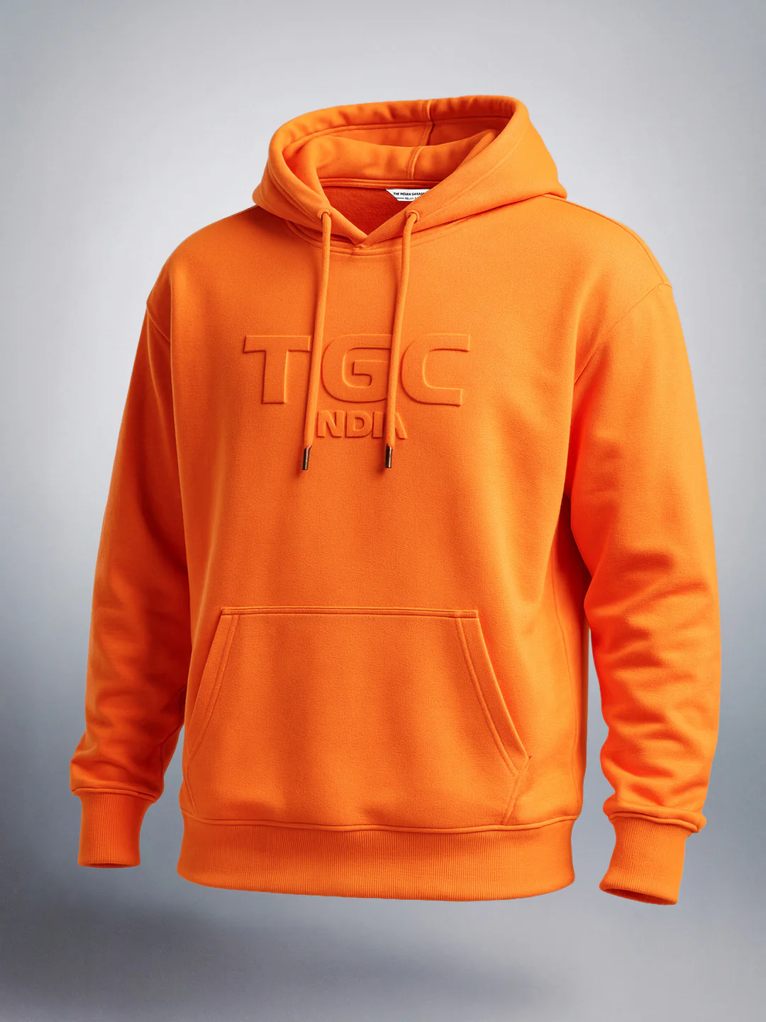 Men's Rust Relaxed Fit Embroided Casual Sweatshirt - Image 3