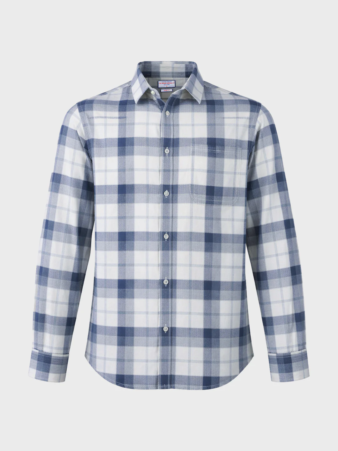 Men's Teal Slim Fit Checkered Casual Shirt - Image 6