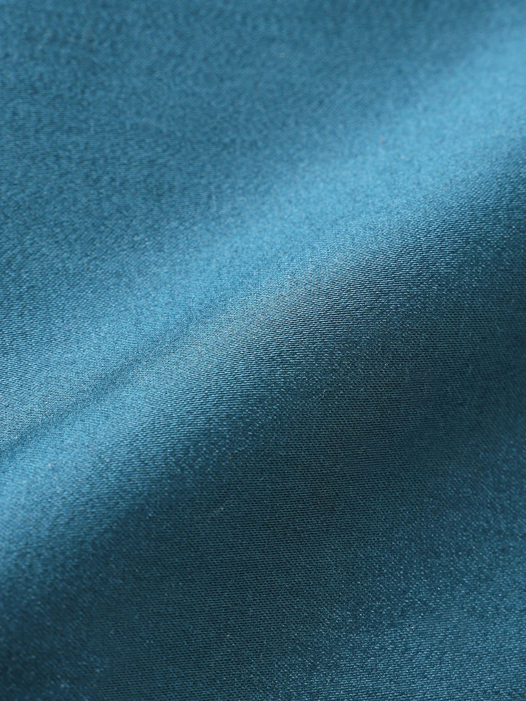 Men's Teal Slim Fit Solid Party Wear Shirt - Image 6