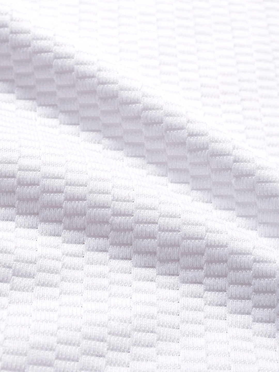 Men's White Oversized Fit Resort Wear Textured Shirt - Image 7