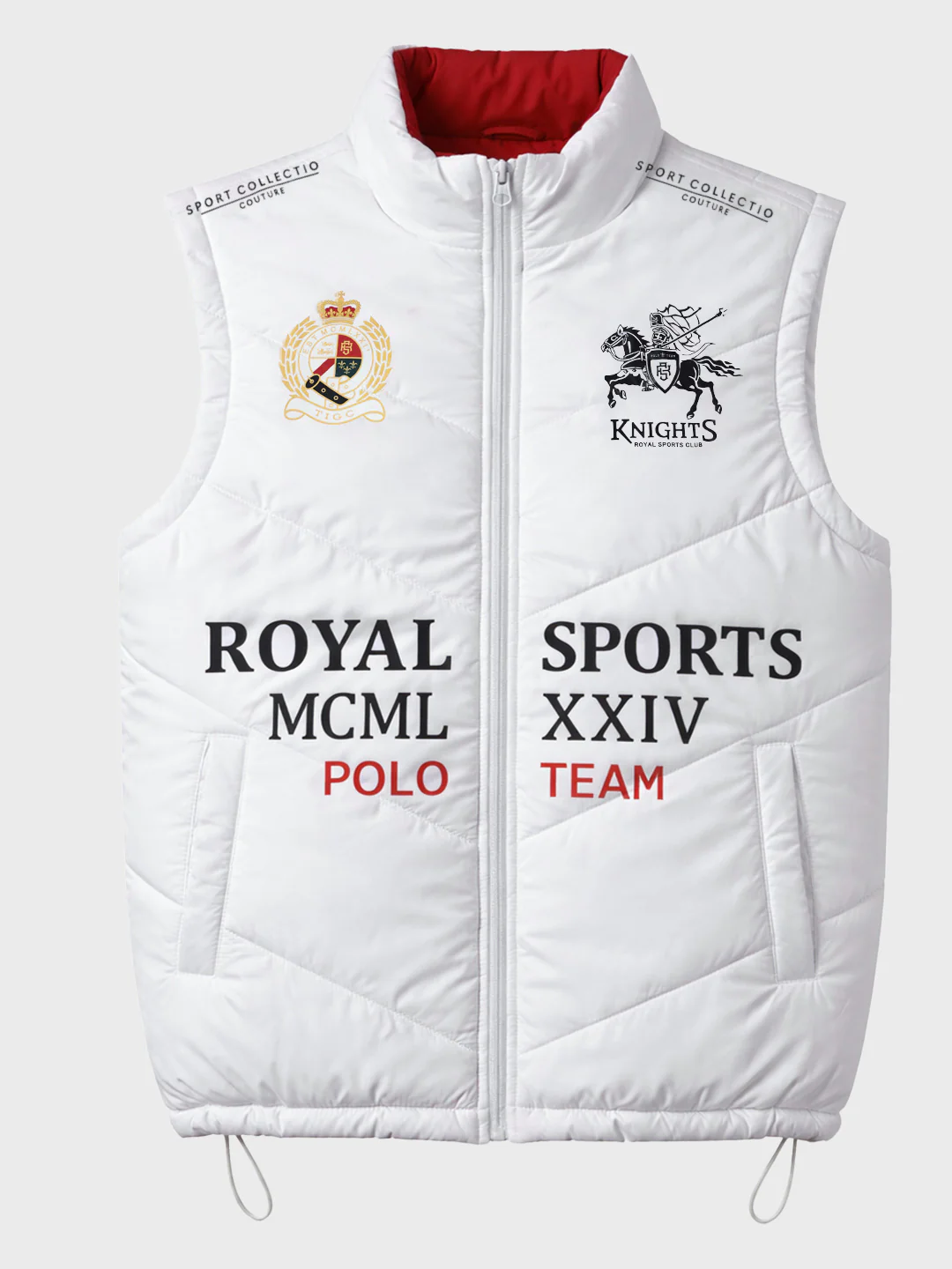 Men's White Regular Fit Printed Casual Jacket - Image 3