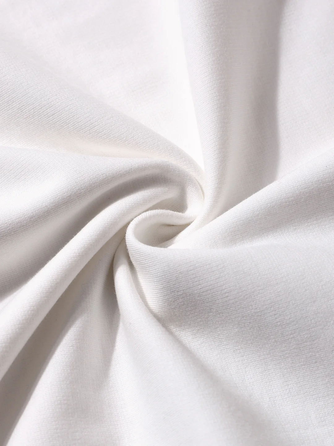 Men's White Relaxed Fit Embroided 240 GSM Casual T-Shirt - Image 9