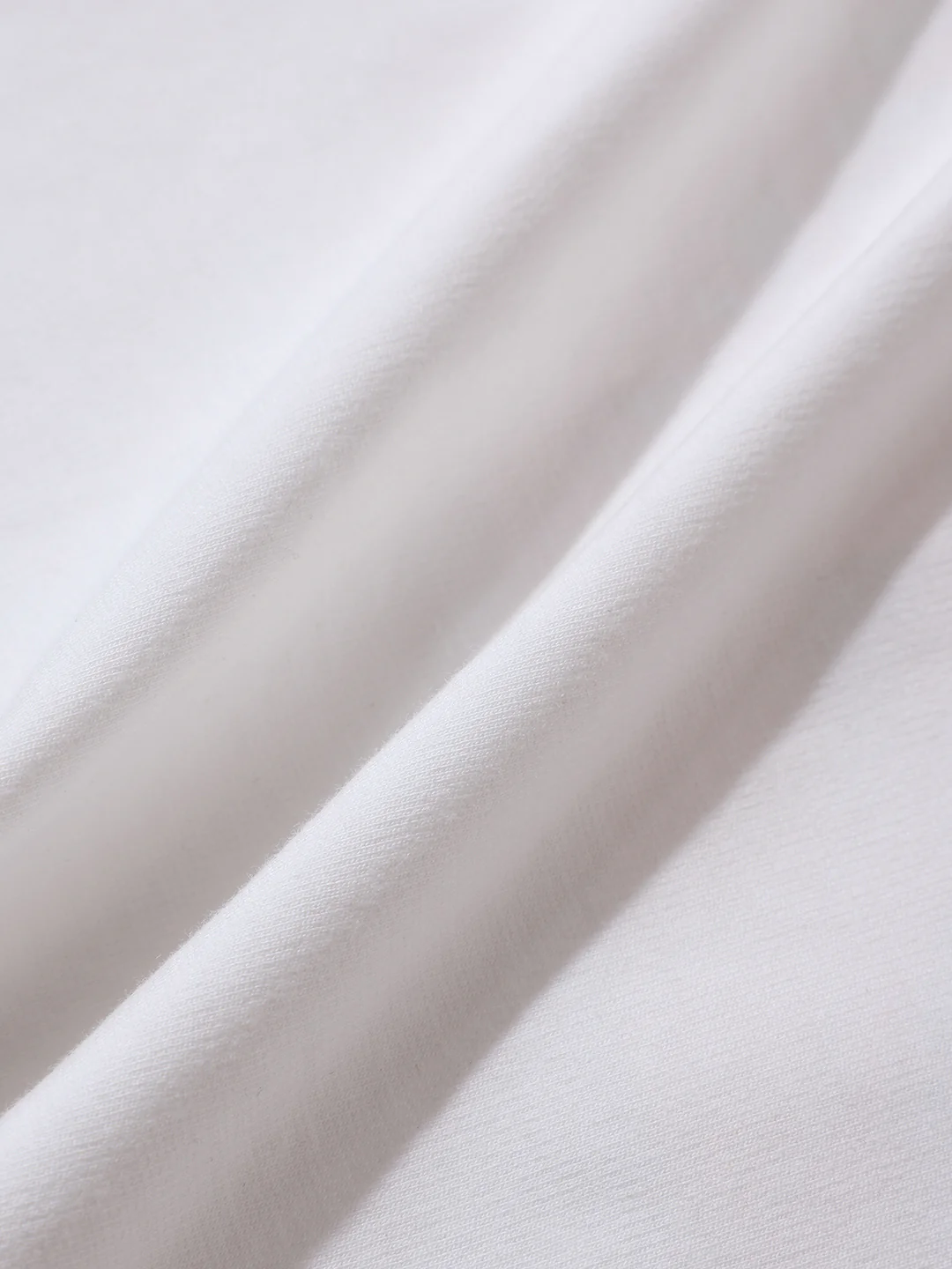 Men's White Relaxed Fit Embroided 240 GSM Casual T-Shirt - Image 9