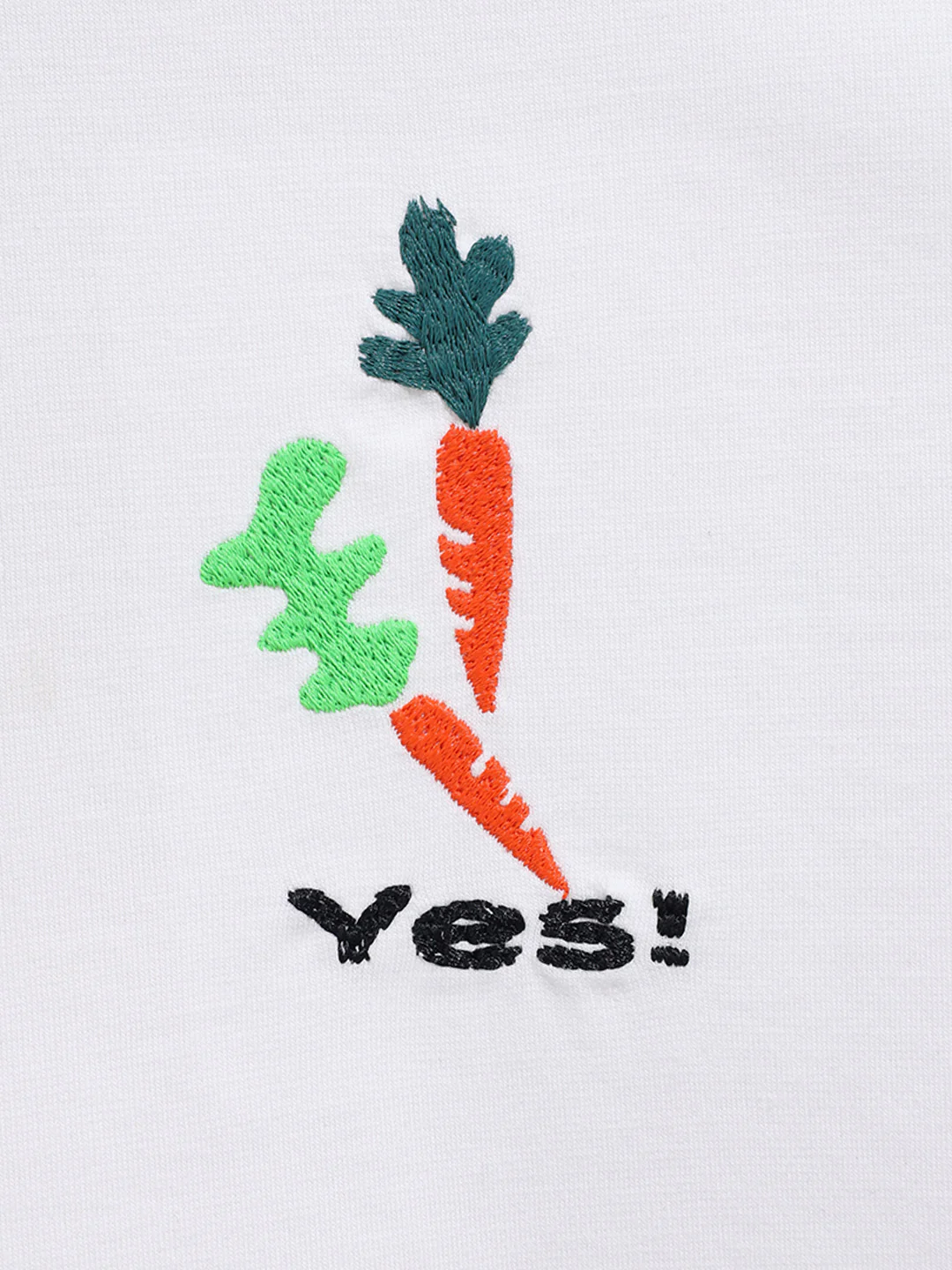 Men's White Relaxed Fit Embroided 240 GSM Casual T-Shirt - Image 8