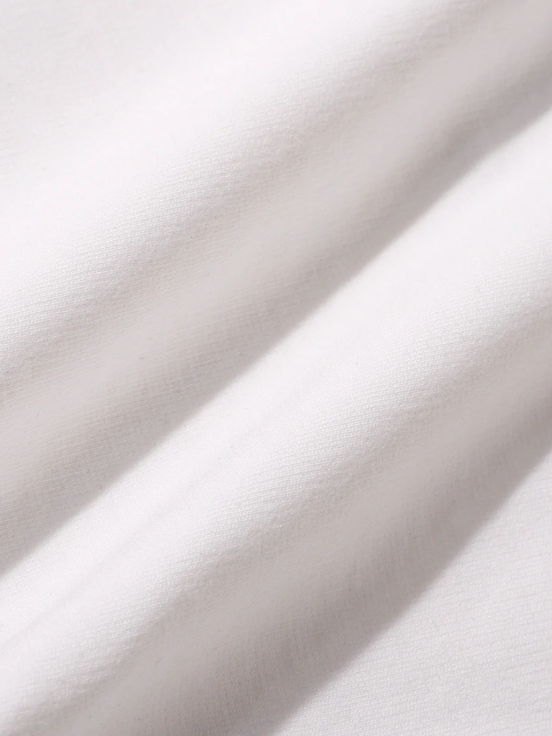 Men's White Relaxed Fit Embroided 240 GSM Casual T-Shirt - Image 9