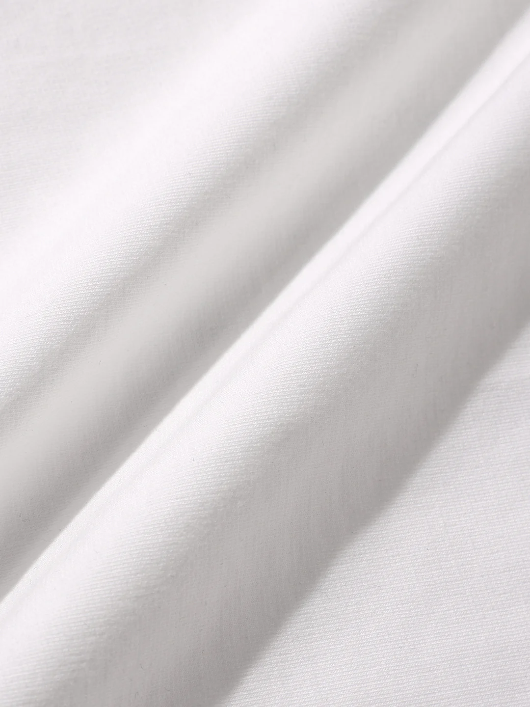 Men's White Relaxed Fit Embroided 240 GSM Casual T-Shirt - Image 9