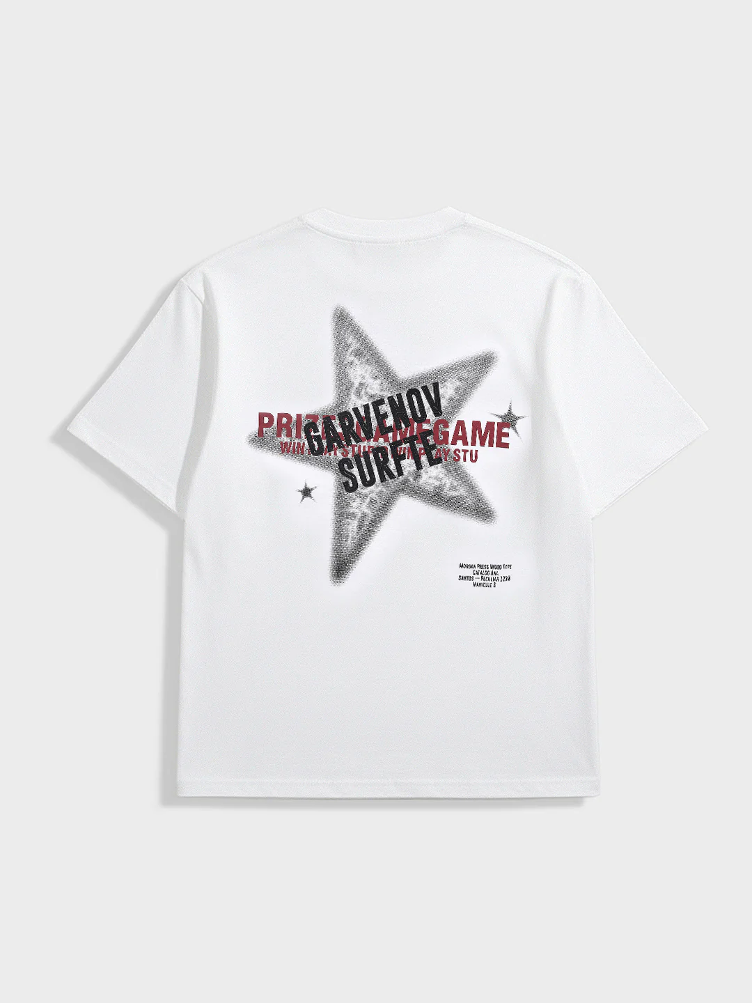 Men's White Relaxed Fit Graphic Printed 240 GSM Casual T-Shirt - Image 6