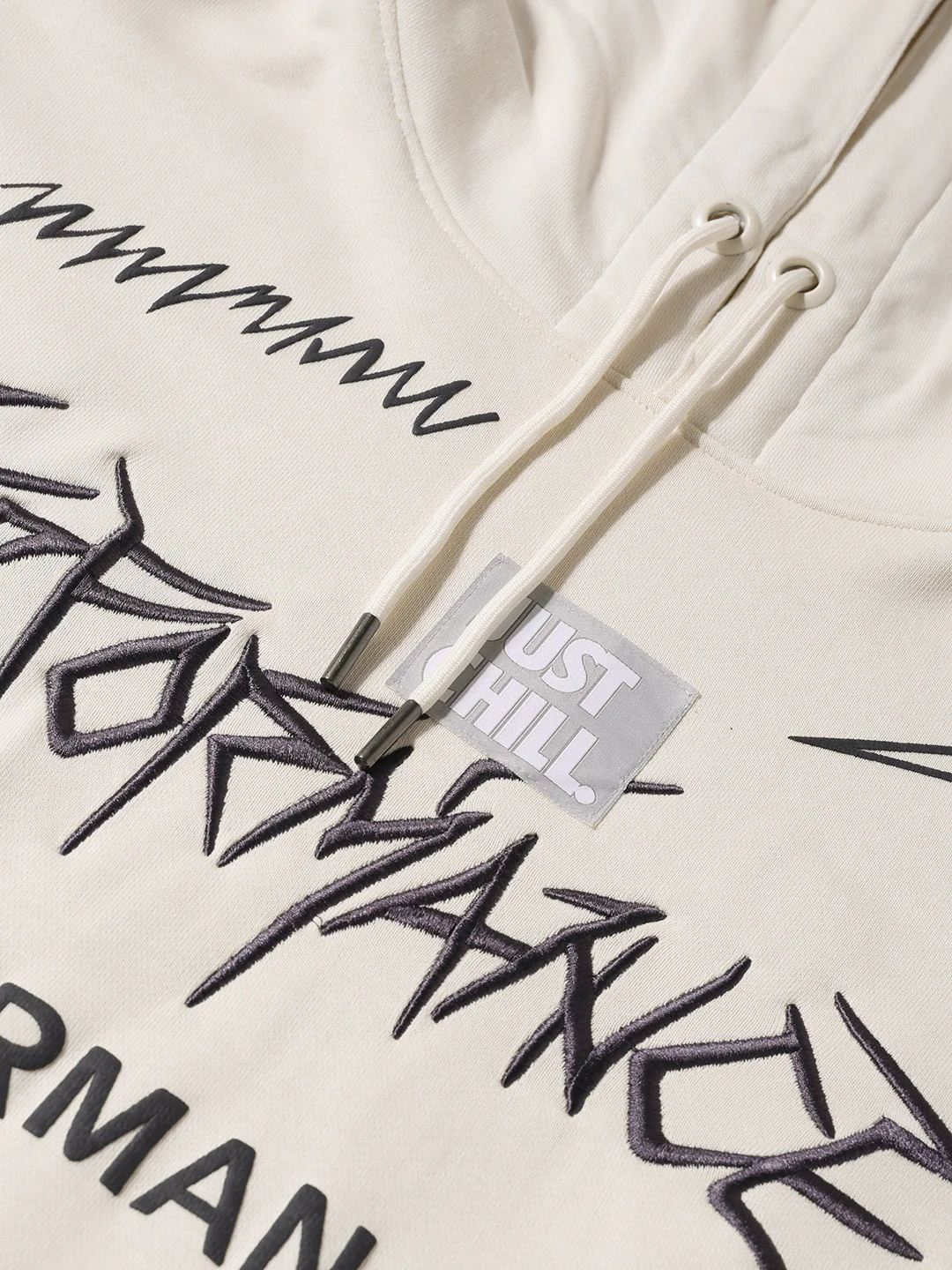 Men's White Relaxed Fit Graphic Printed Casual Sweatshirt - Image 5