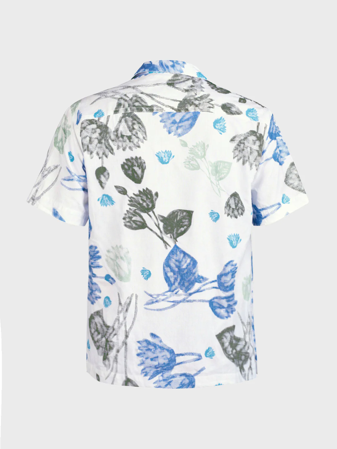 Men's White Relaxed Fit Printed Casual Shirts - Image 6