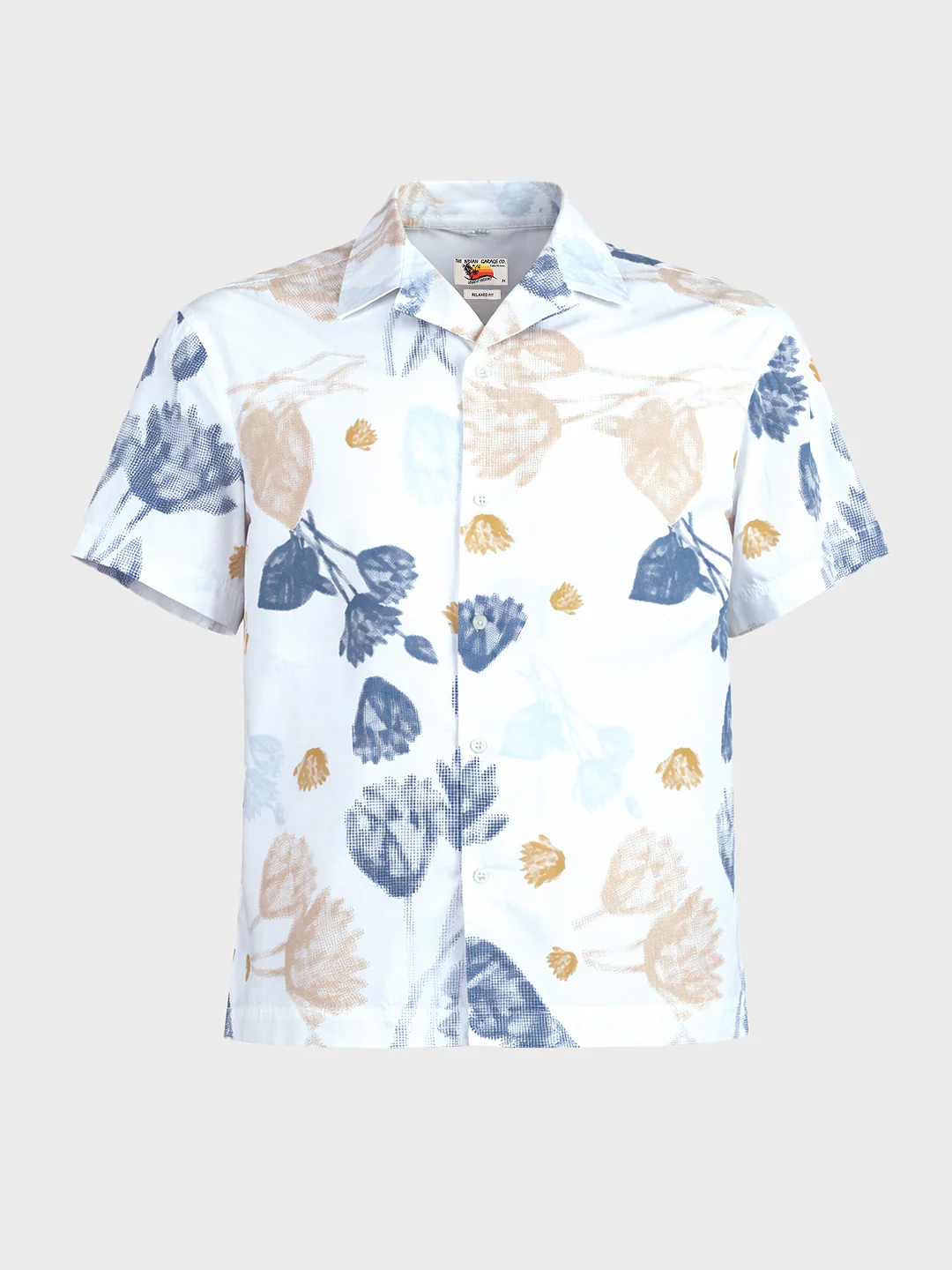 Men's White Relaxed Fit Printed Casual Shirts - Image 5