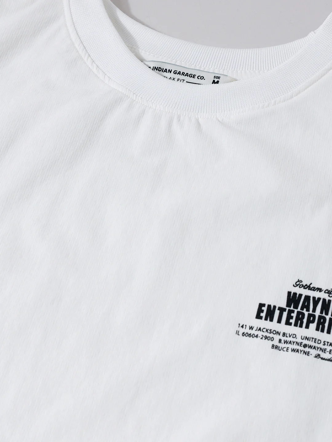 Men's White Relaxed Fit Solid Casual Coordinates - Image 5