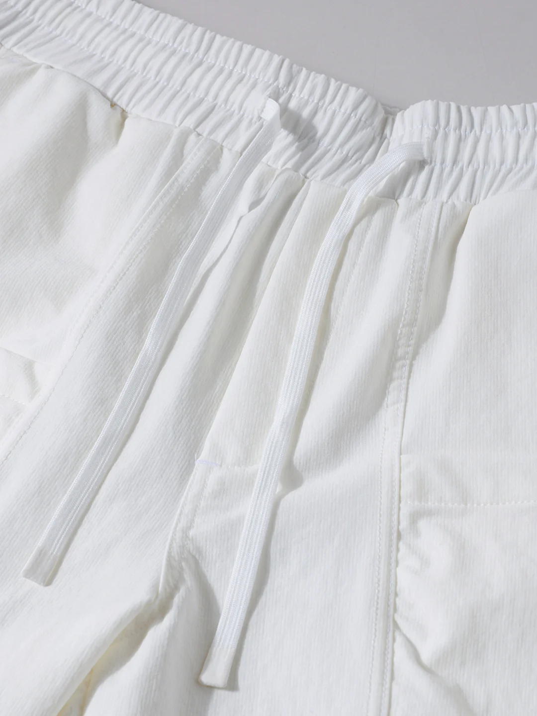 Men's White Relaxed Fit Solid Casual Coordinates - Image 6