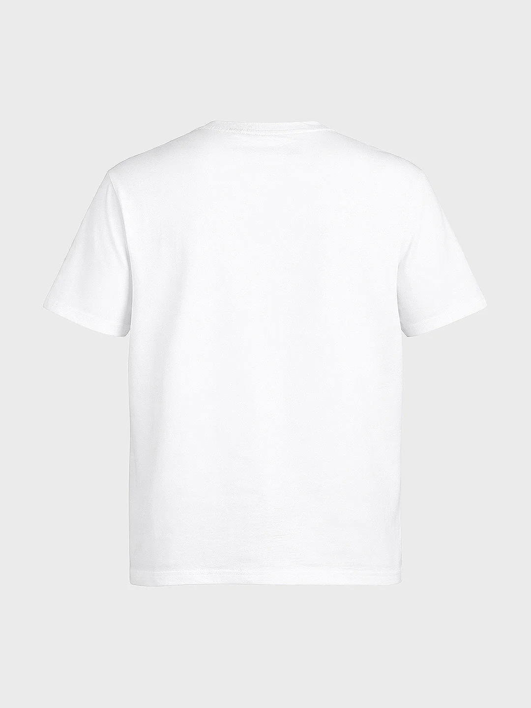 Men's White Relaxed Fit Graphic Printed Casual T-Shirt - Image 5