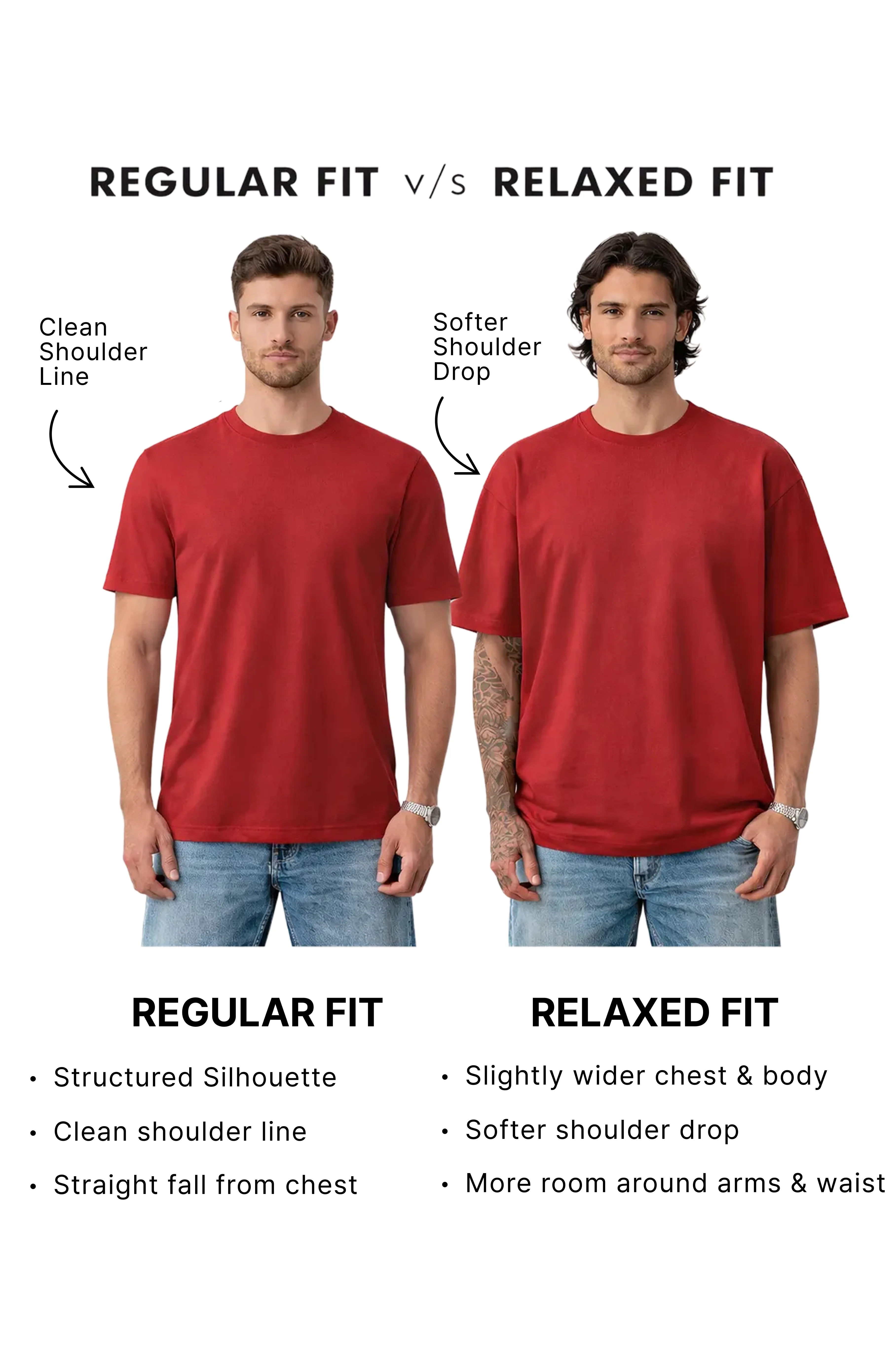 Men's White Regular Fit Printed Casual T-Shirt - Image 8