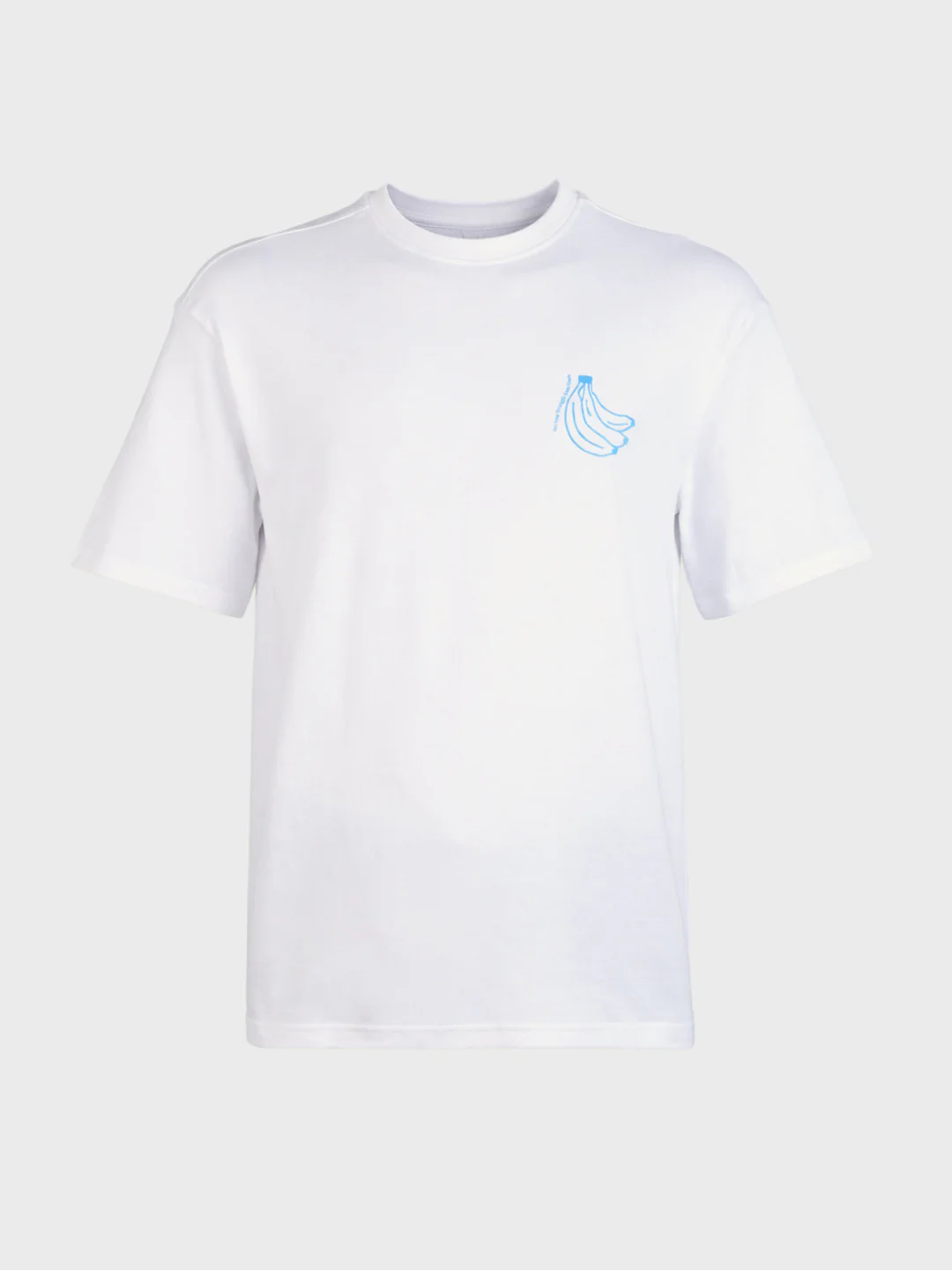 Men's White Relaxed Fit Printed Casual T-Shirt - Image 5