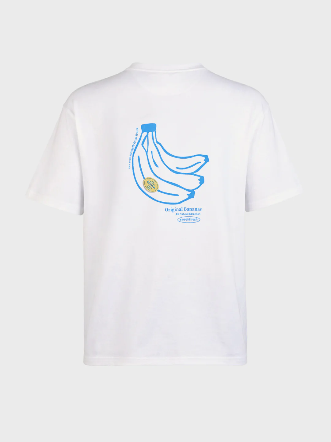 Men's White Relaxed Fit Printed Casual T-Shirt - Image 6