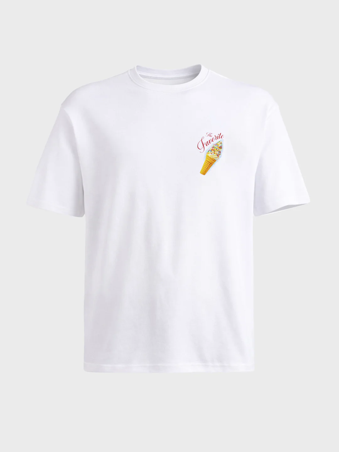 Men's White Relaxed Fit Printed Casual T-Shirt - Image 5
