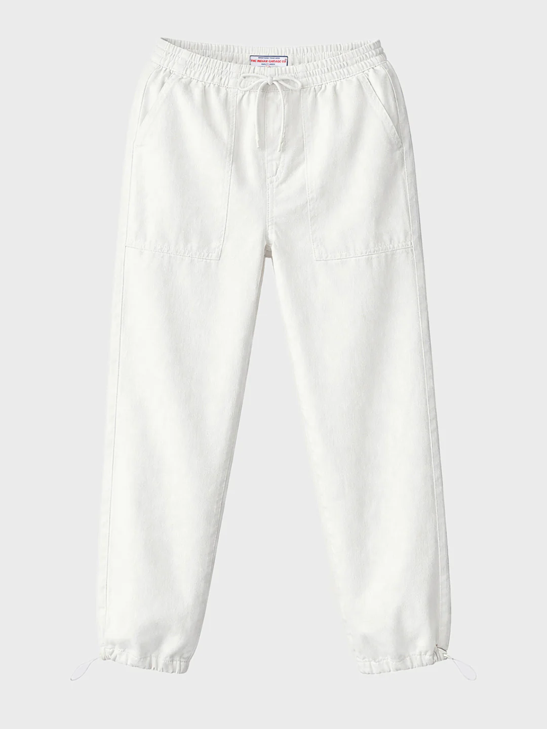 Men's White Relaxed Fit Solid The Eternity Series Jeans - Image 4