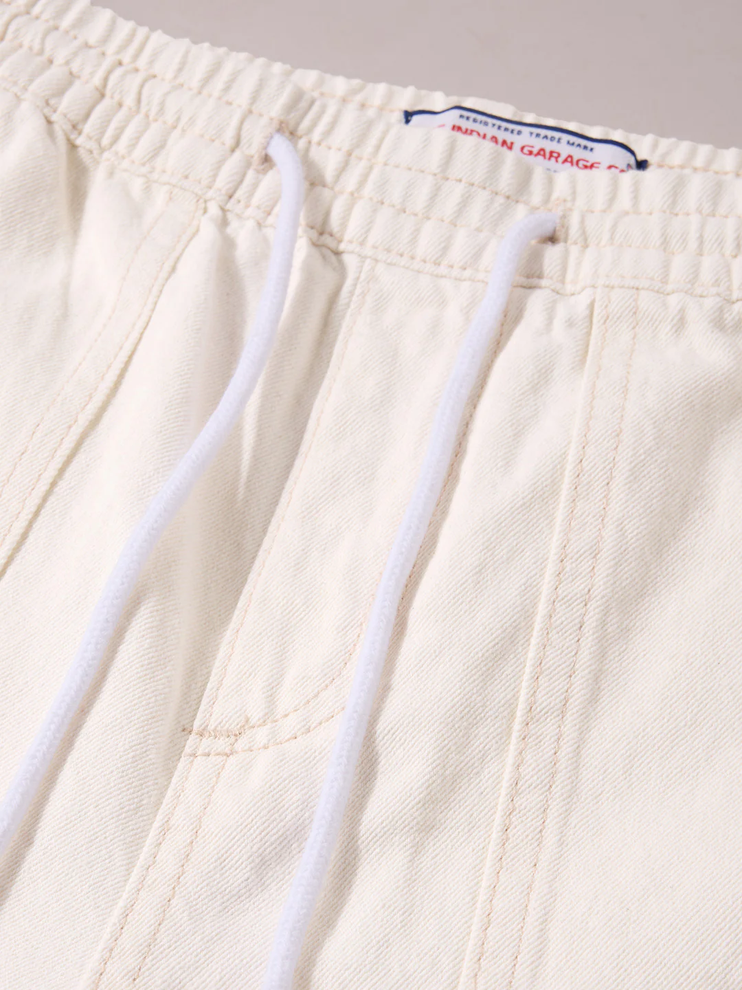 Men's White Relaxed Fit Solid The Eternity Series Jeans - Image 6