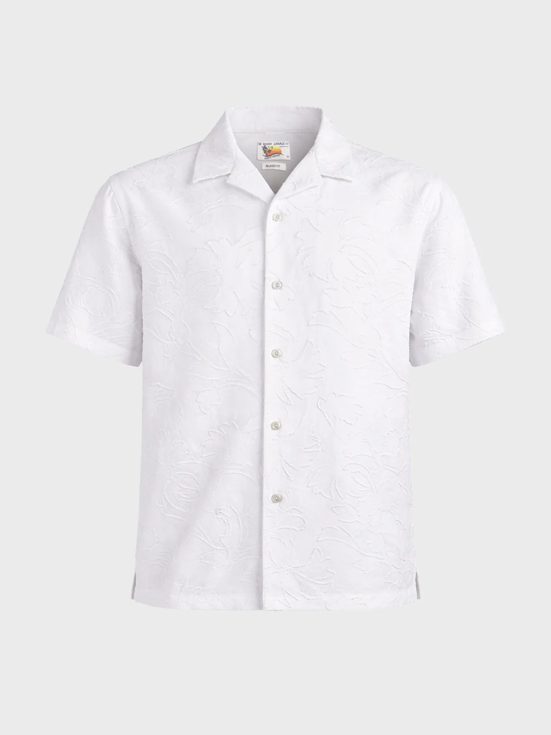 Men's White Relaxed Fit Solid Casual Shirt - Image 5