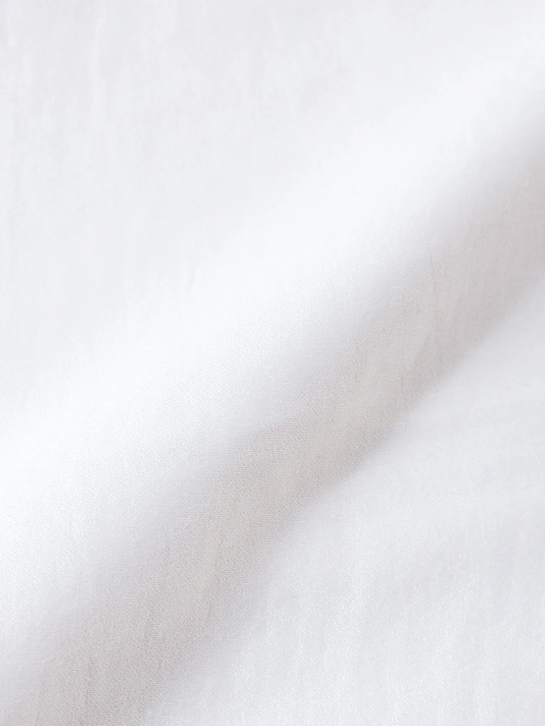 Men's White Slim Fit Party Wear Solid Shirt - Image 6