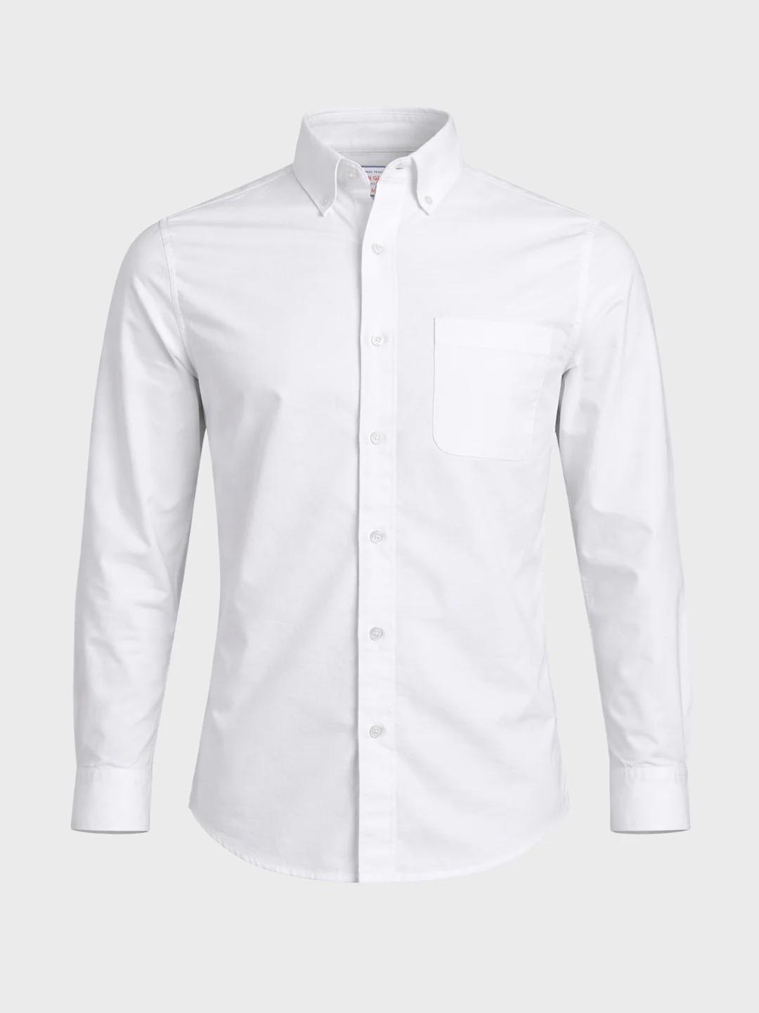 Men's White Slim Fit Solid Casual Shirt - Image 5