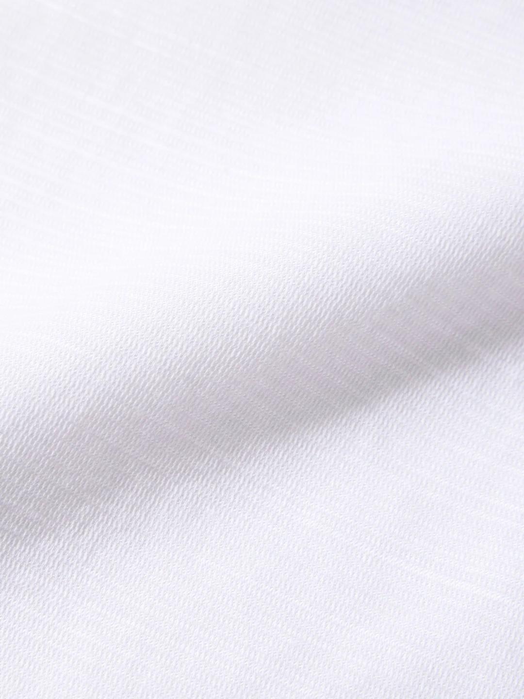 Men's White Slim Fit Solid Casual Shirt - Image 7