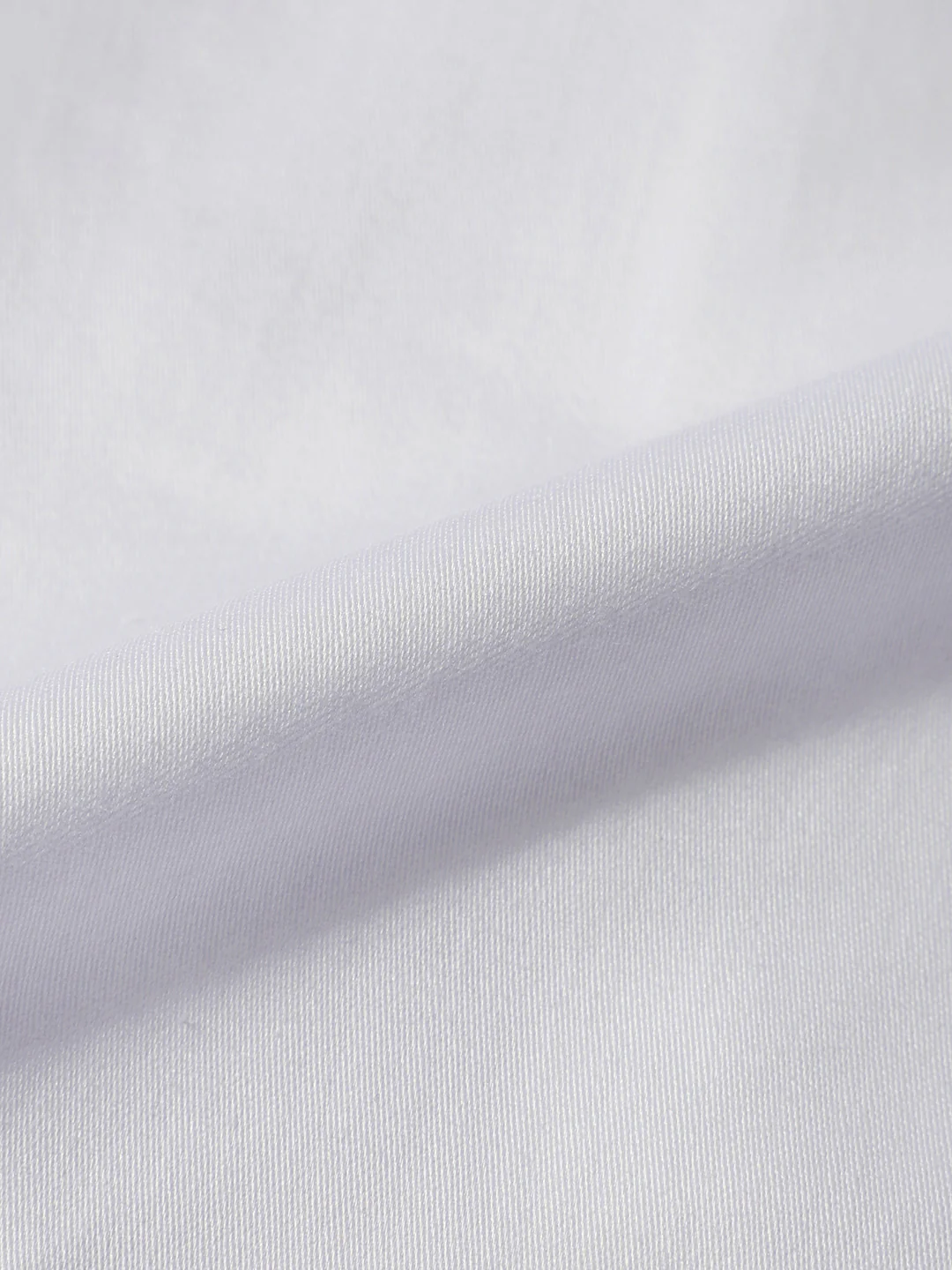 Men's White Slim Fit Solid Party Wear Shirt - Image 7