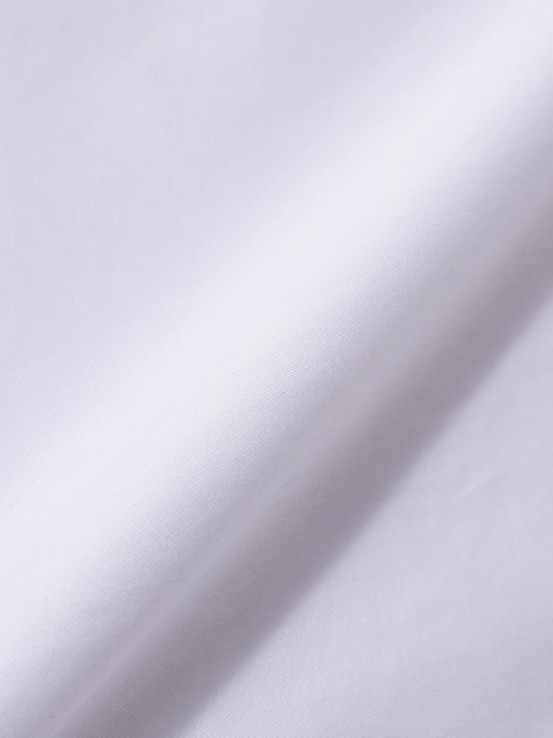 Men's White Slim Fit Solid Party Wear Shirt - Image 6