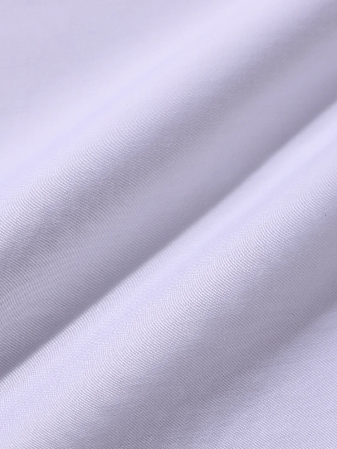 Men's White Slim Fit Solid Party Wear Shirt - Image 7