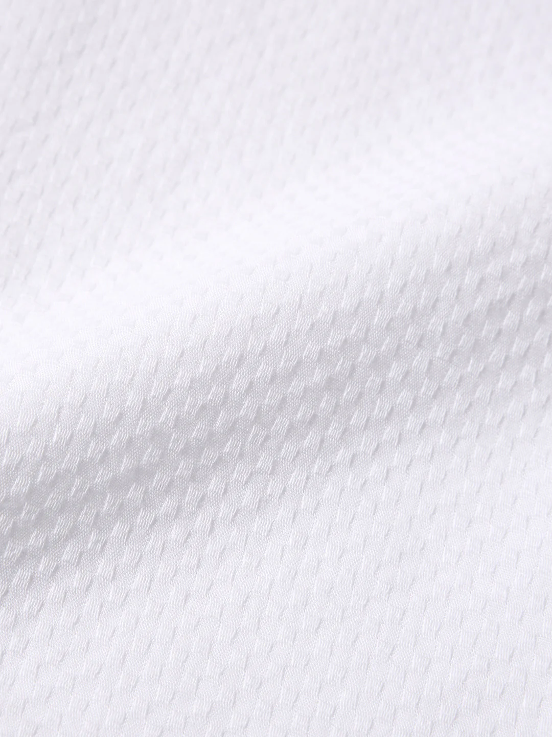Men's White Slim Fit Textured Casual Shirt - Image 7