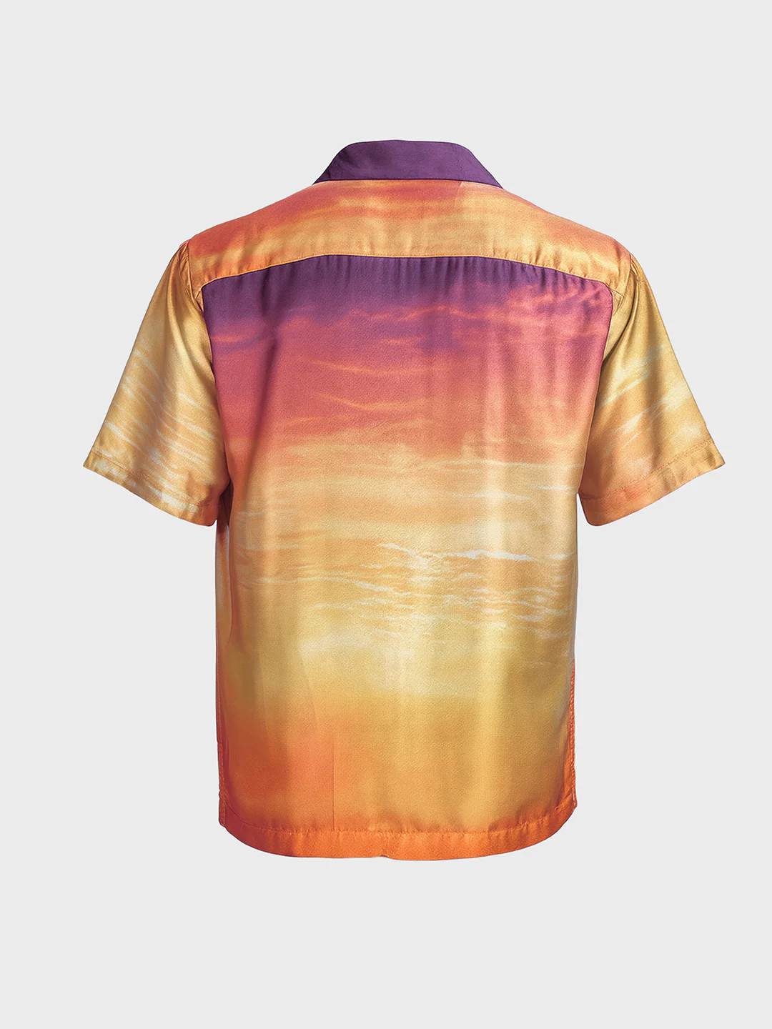 Men's Yellow Relaxed Fit Indie Resort Wear Shirt - Image 4