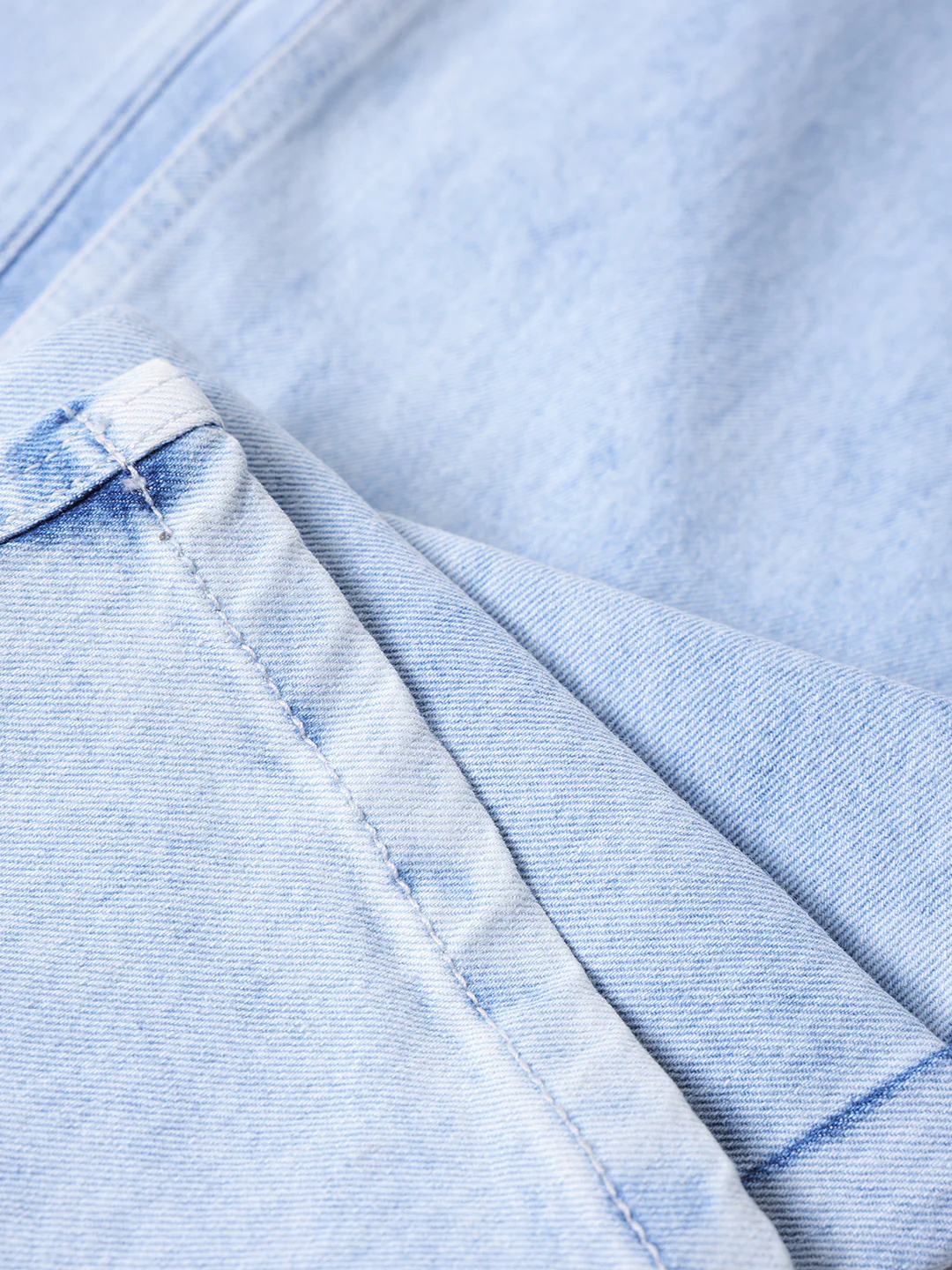 Men's Light Blue Slim Fit Solid Casual Jeans - Image 7