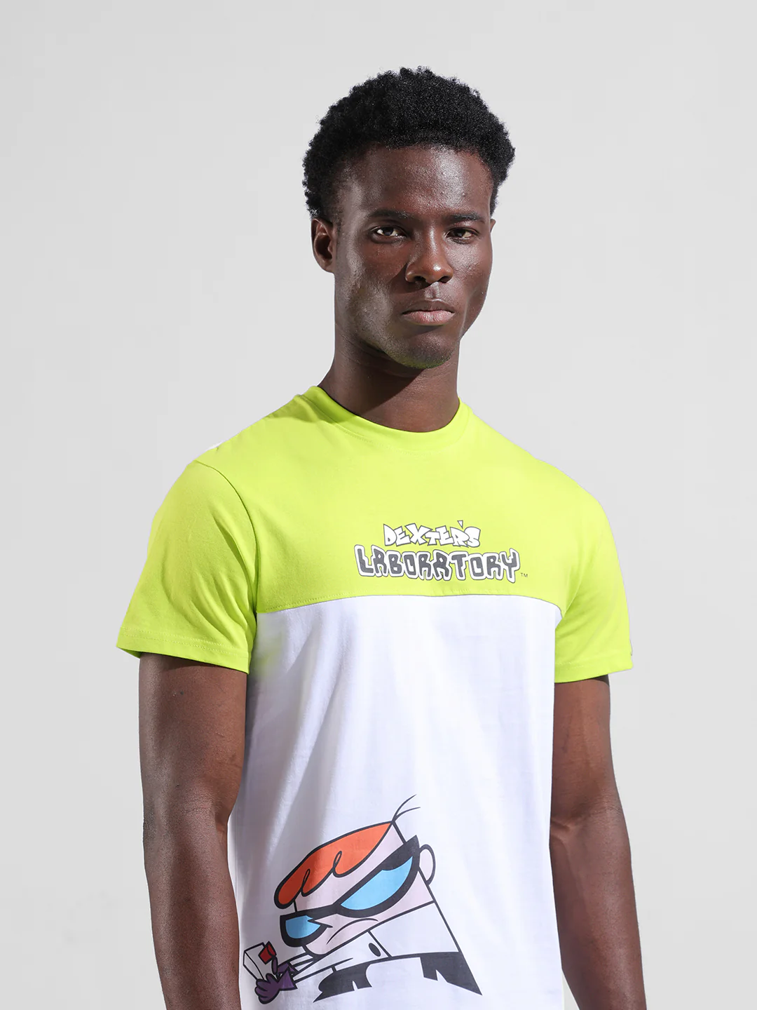 Men's White Slim Fit Character Tom & Jerry Printed T-Shirt - Image 5