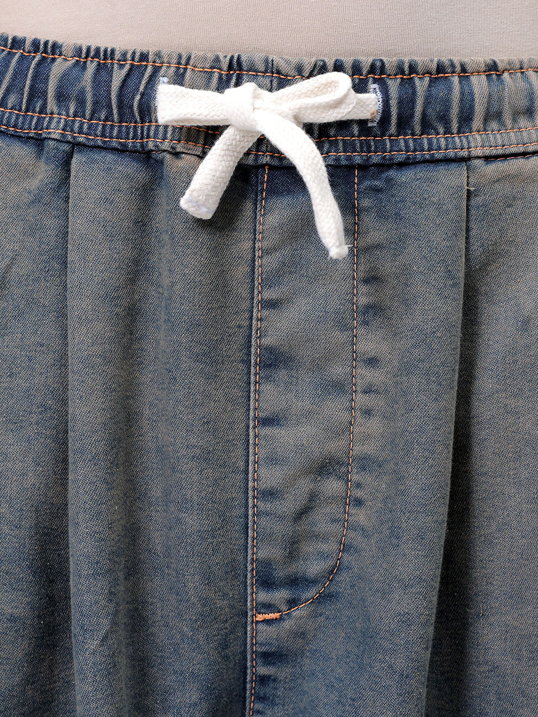 Men's Timeless Taupe Baggy Fit Solid Street Wear Jeans - Image 6