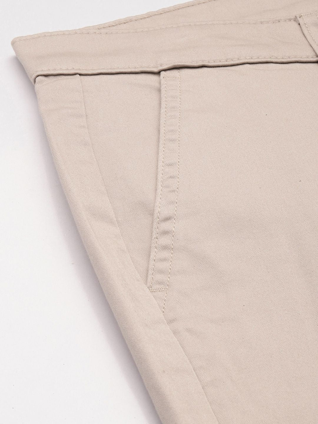 Men's Island Fossil Regular Fit Solid Casual Chinos - Image 5