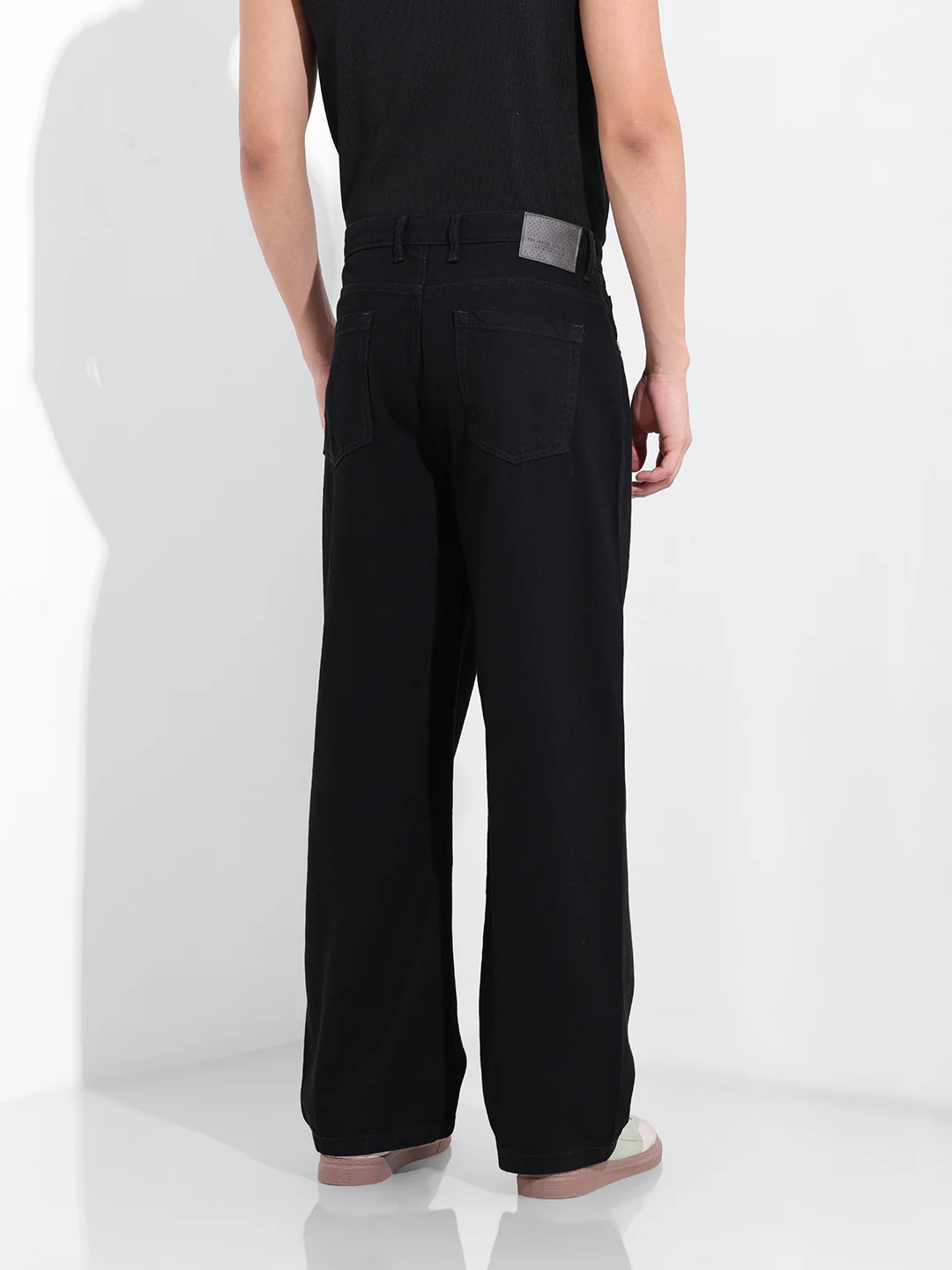 Men's Black Baggy Fit The Eternity Series Jeans - Image 6